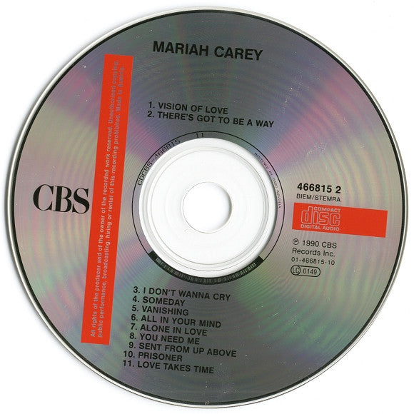 Mariah Carey : Mariah Carey (CD, Album)