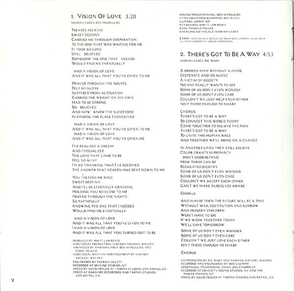 Mariah Carey : Mariah Carey (CD, Album)