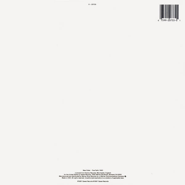 New Order : True Faith (12", SRC)