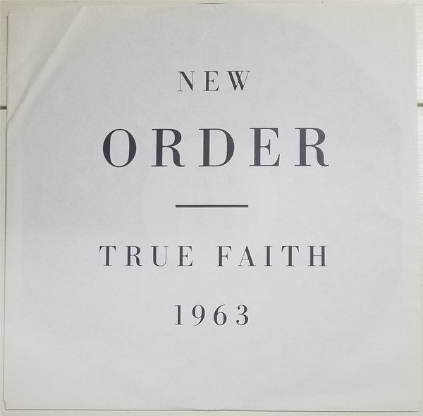 New Order : True Faith (12", SRC)