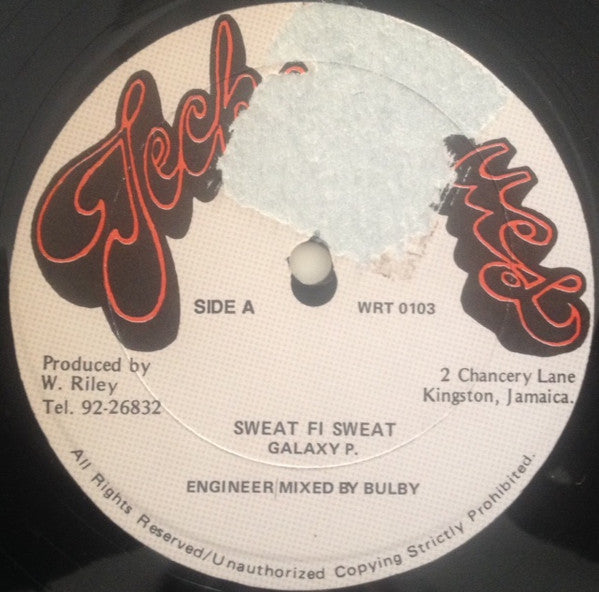 Daddy Screw / Galaxy P : Cross My Heart / Sweat Fi Sweat (12")