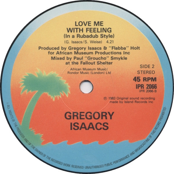 Gregory Isaacs : Love Me With Feeling (12", Ltd)