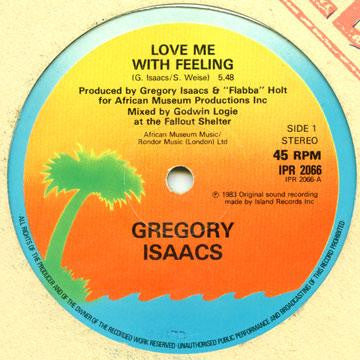 Gregory Isaacs : Love Me With Feeling (12", Ltd)