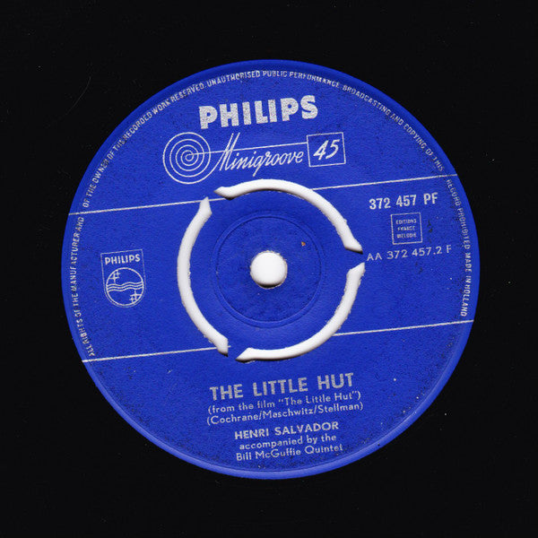 Henri Salvador : Mélodie D'amour / The Little Hut (7", Single)