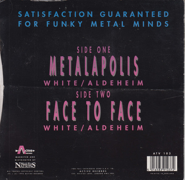 It's Alive : Metalopolis (7", Single)