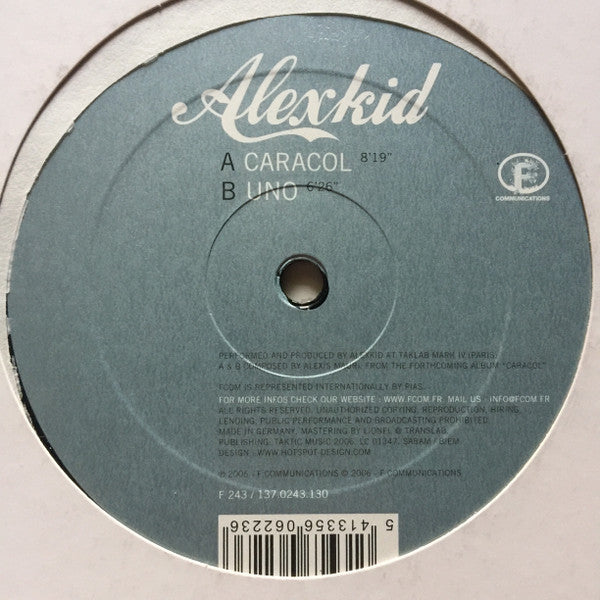 Alexkid : Caracol (12")