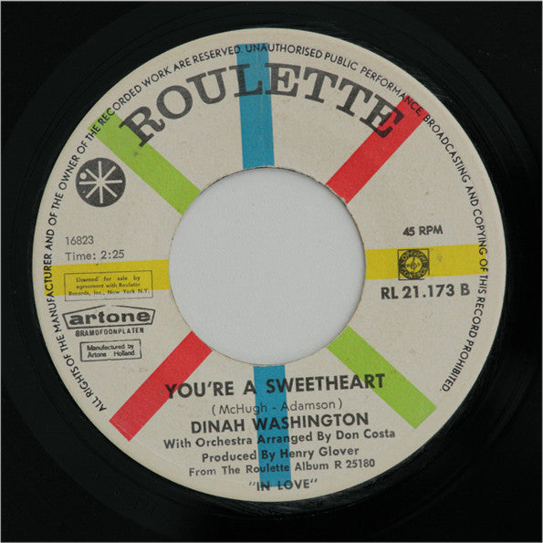 Dinah Washington : Soulville (7", Single)