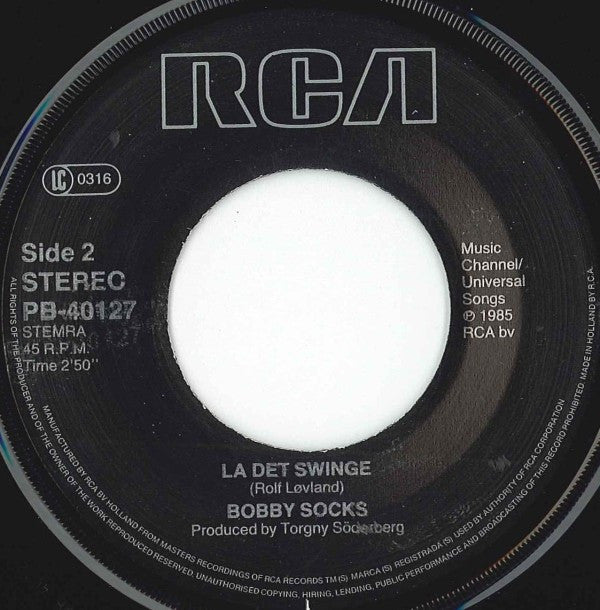 Bobbysocks!* : Let It Swing (7", Single)