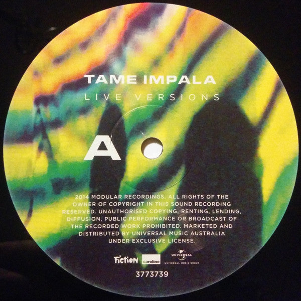 Tame Impala : Live Versions  (LP, Album)