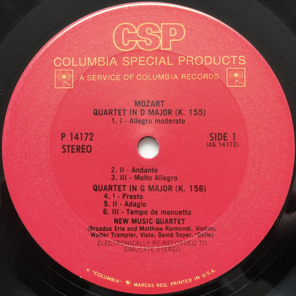 New Music String Quartet, Wolfgang Amadeus Mozart : Mozart (LP, RE, Sim)