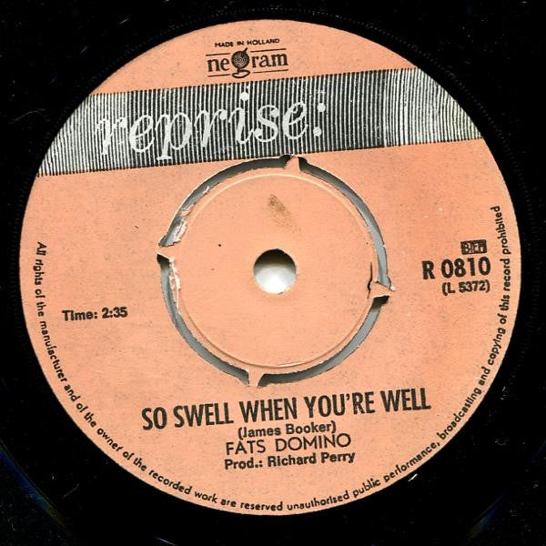 Fats Domino : Everybody's Got Something To Hide Except Me And My Monkey (7", Single)