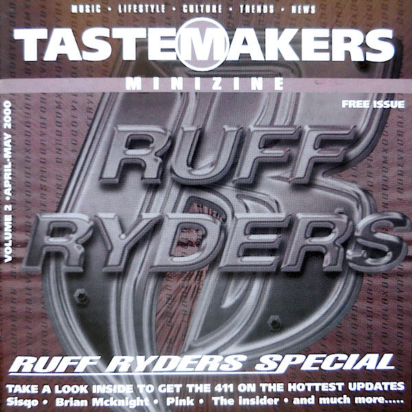 Various : Tastemakers Minizine Volume 2 April - May 2000 (Ruff Ryders Special) (CD, Comp, Mixed)