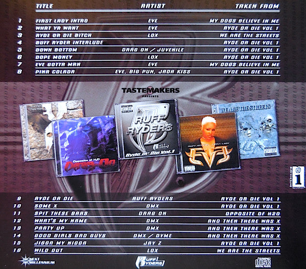 Various : Tastemakers Minizine Volume 2 April - May 2000 (Ruff Ryders Special) (CD, Comp, Mixed)