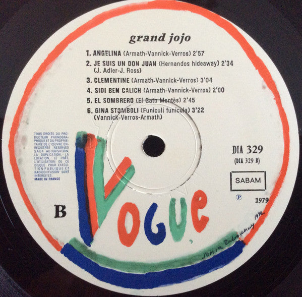 Grand Jojo : Ses Grands Succès (LP, Comp)