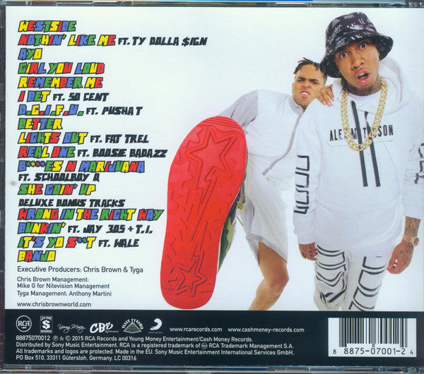 Chris Brown (4) X Tyga : Fan Of A Fan (The Album) (CD, Album, Dlx)