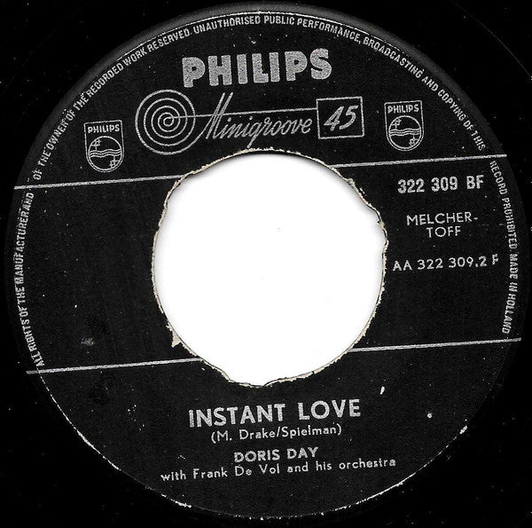 Doris Day : Everybody Loves A Lover (7", Single)