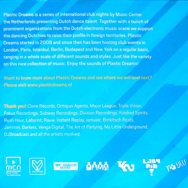 Various : Plastic Dreams - International Club Nights Presenting Dutch Dance Talent (CD, Comp, Promo)