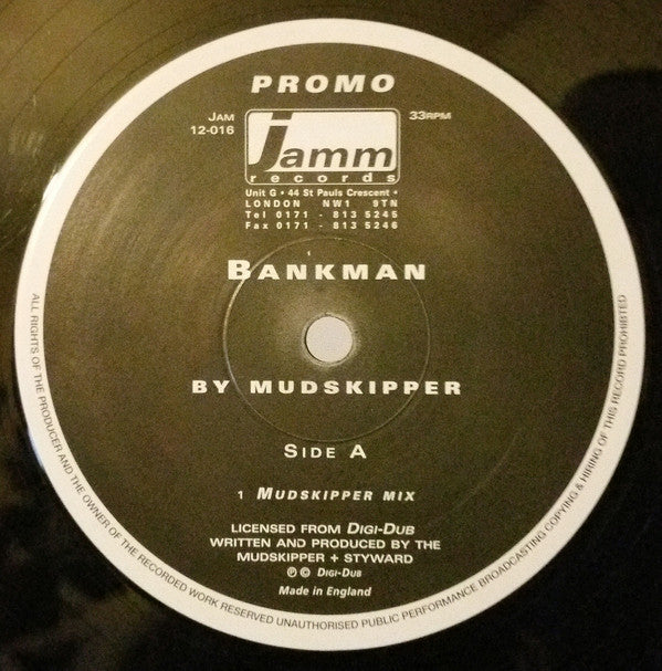 Mudskipper vs. Styward : Bankman / Dubcowboys (12", Promo)
