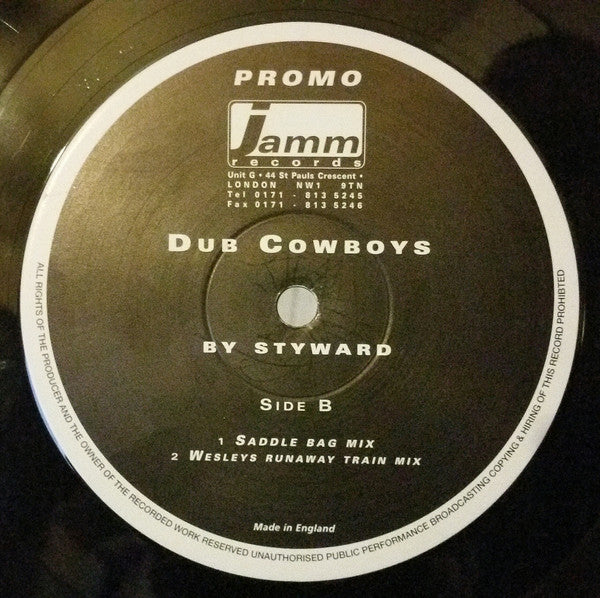Mudskipper vs. Styward : Bankman / Dubcowboys (12", Promo)