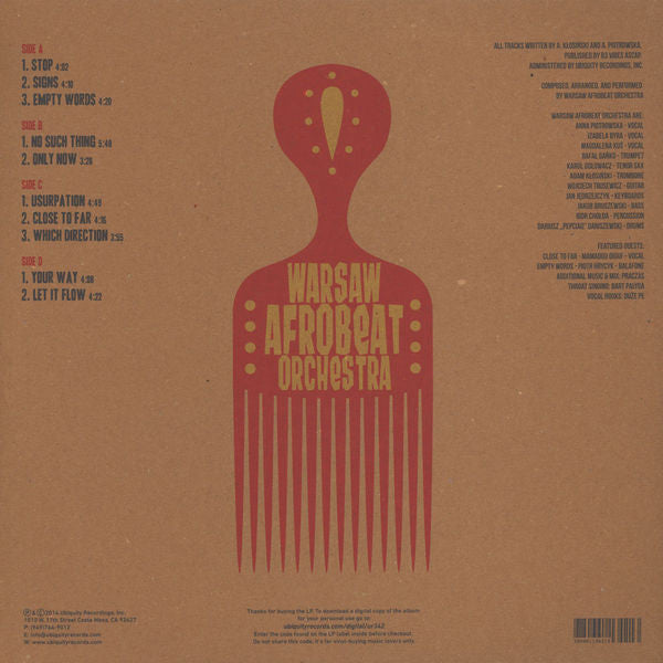 Warsaw Afrobeat Orchestra : Wëndelu (2xLP)