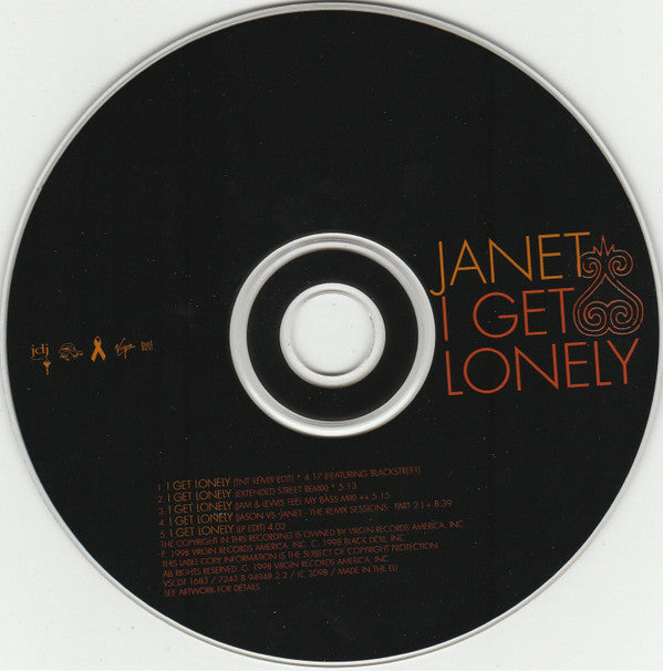 Janet Jackson : I Get Lonely (CD, Single)