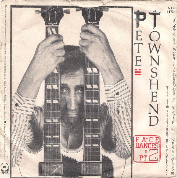 Pete Townshend : Face Dances Pt. 2 (7", Single)