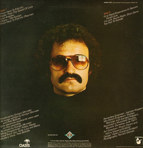 Giorgio* : From Here To Eternity (LP, Album, P/Mixed)