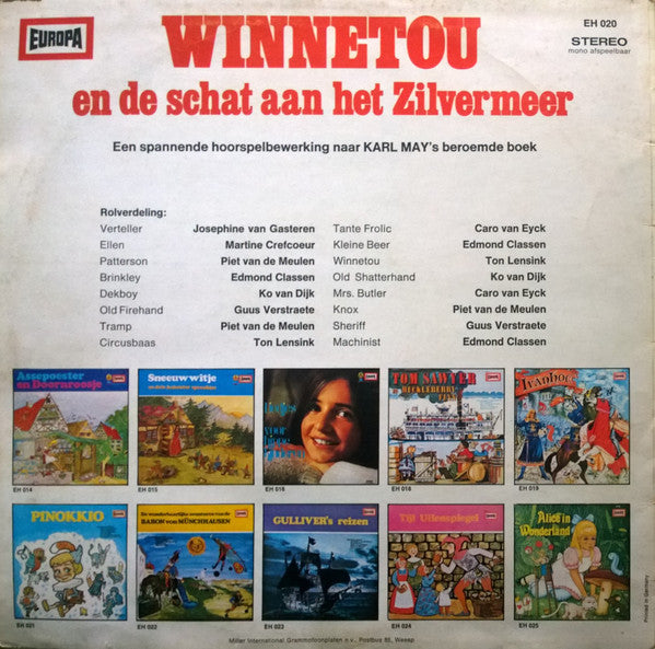 Karl May : Winnetou En De Schat Aan Het Zilvermeer (LP, Album)