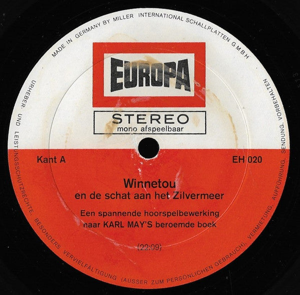 Karl May : Winnetou En De Schat Aan Het Zilvermeer (LP, Album)