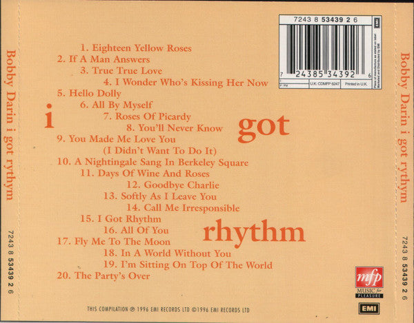 Bobby Darin : I Got Rhythm (CD, Comp)