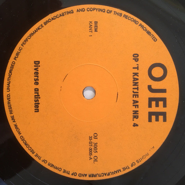 Various : Op 't Kantje Af 4 (LP, Album)
