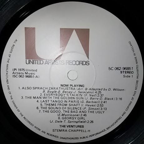 The Ventures : Now Playing (LP, Comp)
