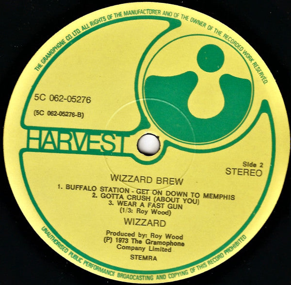 Wizzard (2) : Wizzard Brew (LP, Album)