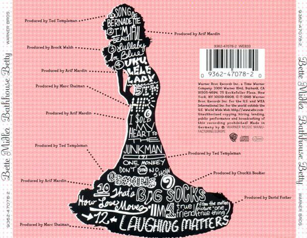 Bette Midler : Bathhouse Betty (CD, Album)