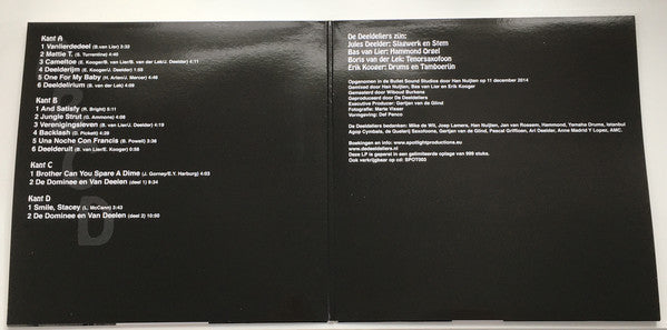 De Deeldeliers : Deeldelirium (LP, Bla + LP, Whi + Album, Ltd, Num)