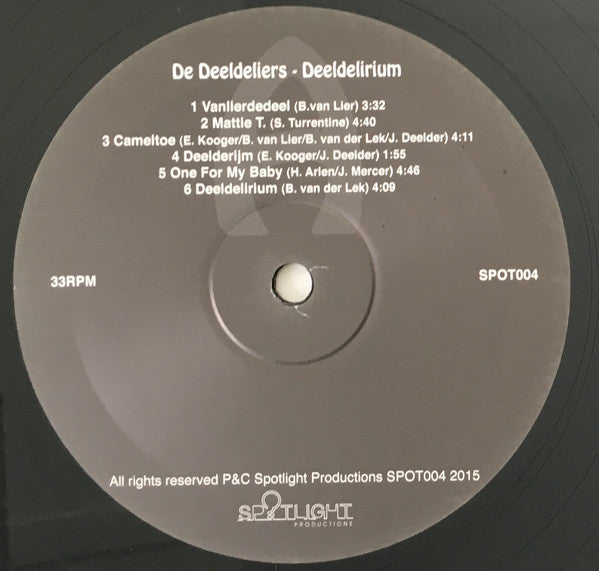 De Deeldeliers : Deeldelirium (LP, Bla + LP, Whi + Album, Ltd, Num)