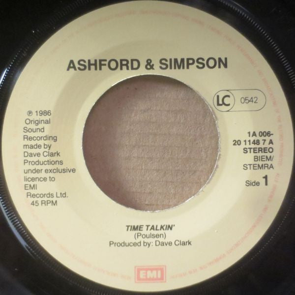 Ashford & Simpson : Time Talkin' (7", Single)