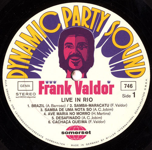 Frank Valdor : Live In Rio (LP, Album)