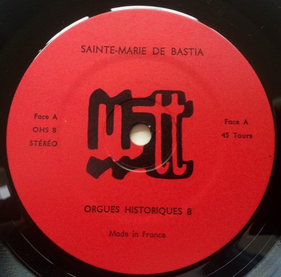 René Saorgin - Girolamo Frescobaldi, Luzzasco Luzzaschi, Cristofano Malvezzi & Andrea Gabrieli : A L'Orgue Historique De Bastia (7", MiniAlbum, EP)