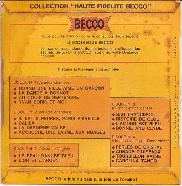 Unknown Artist : Variétés Chantées N° 2 (7")