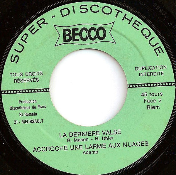 Unknown Artist : Variétés Chantées N° 2 (7")