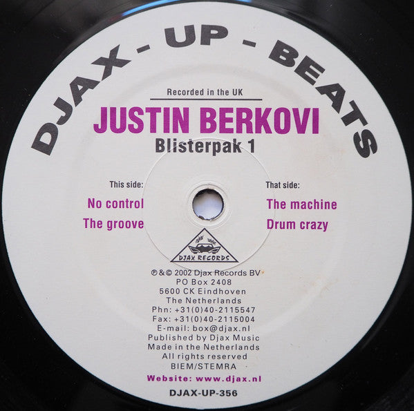 Justin Berkovi : Blisterpak 1 (12")