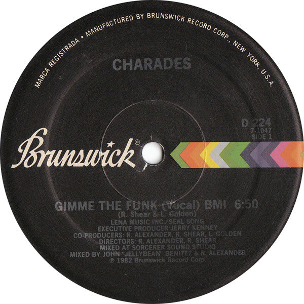 Charades : Gimme The Funk (12", Single)