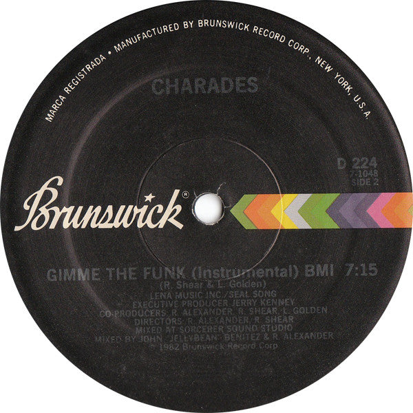 Charades : Gimme The Funk (12", Single)