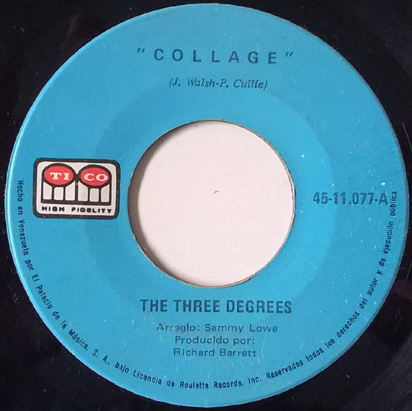 The Three Degrees : Collage / Maybe (7", Single)