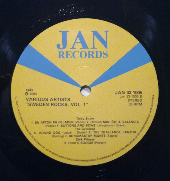 Various : Sweden Rocks Vol. 1 (LP, Comp, Mono)