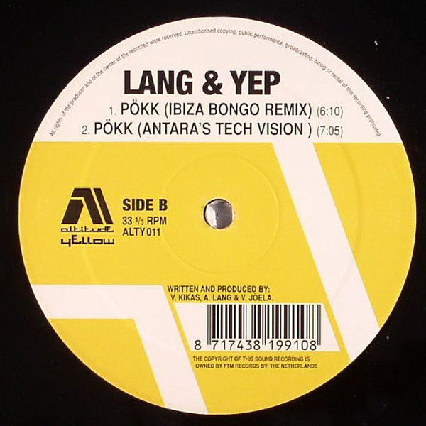 Lang & Yep : Pökk (12")
