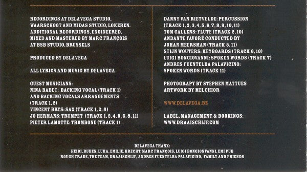 DeLaVega : Falling Into Place (CD, Album)