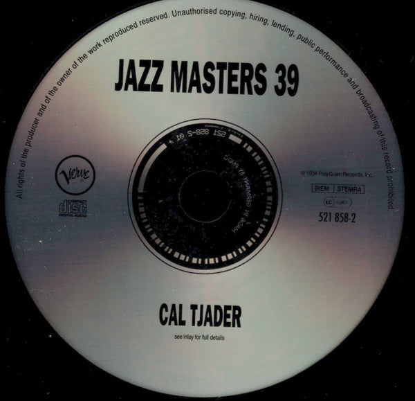 Cal Tjader : Verve Jazz Masters 39 (CD, Comp)