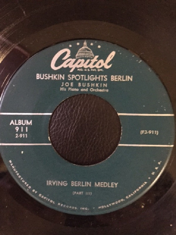 Joe Bushkin, His Piano And Orchestra : Bushkin Spotlights Berlin (7")